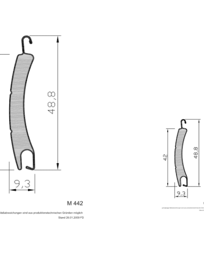 Skizze Abmaße Rollladen Element von Sonne Rundum in Hamburg