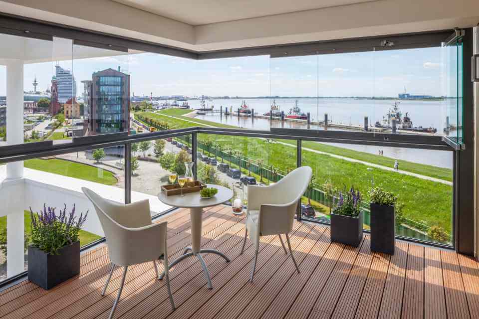 Balkonverglasung-Solarlux-freier Blick-von Sonne Rundum in Hamburg-14