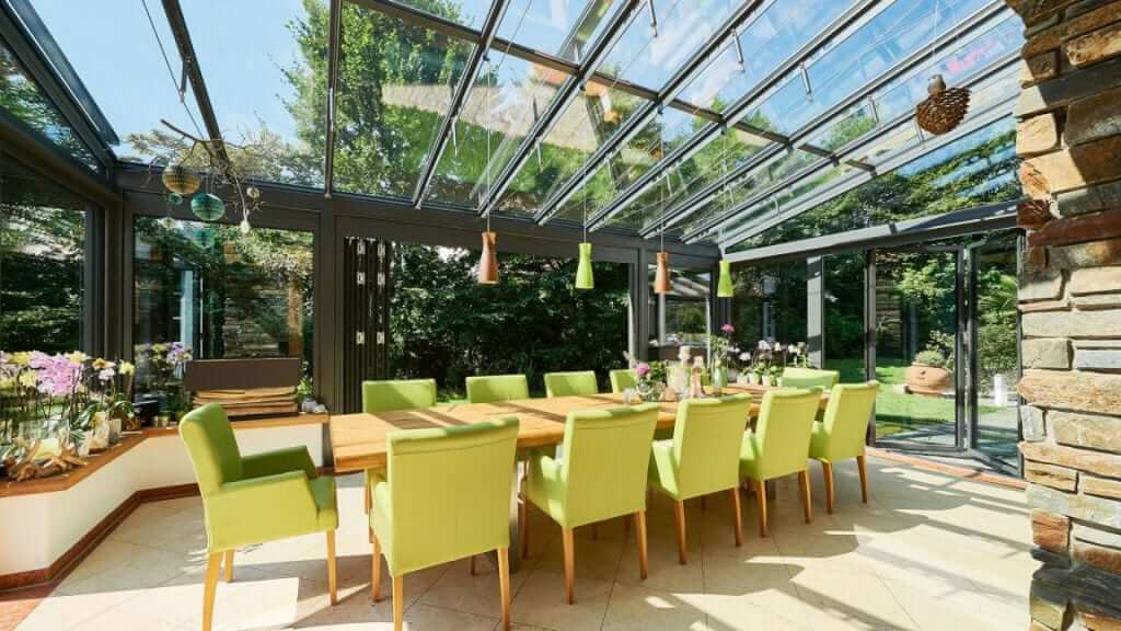 Solarlux Wintergarten SDL-Akzent-Vision-Esszimmer-von Sonne Rundum in Hamburg