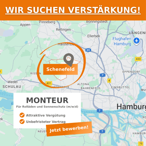 Stellenanzeige Sonne Rundum Monteure