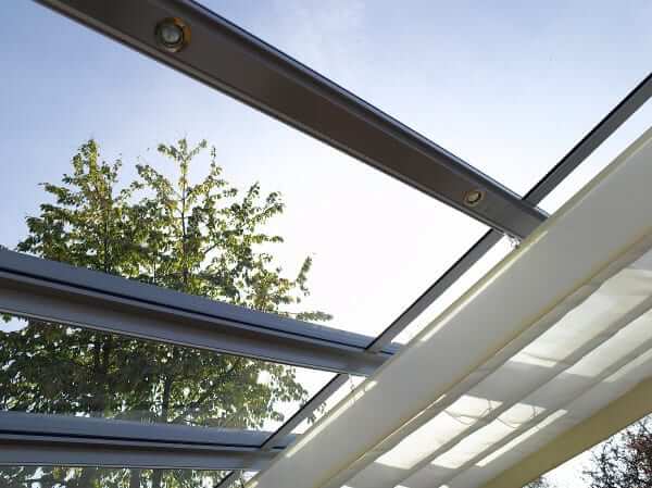 Detail Solarlux Terrassenüberdachung von Sonne Rundum in Hamburg