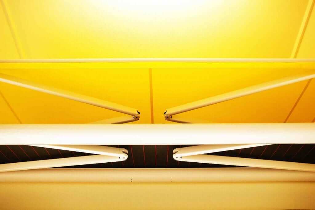 Detail Markilux Markise Gelenkarm in der Ausstellung von Sonne Rundum in Hamburg