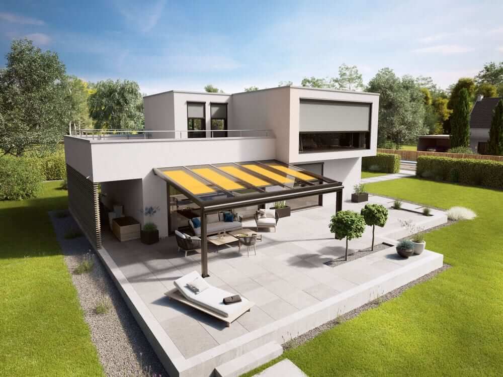 Markilux Markisen in moderner Villa von Sonne Rundum in Hamburg