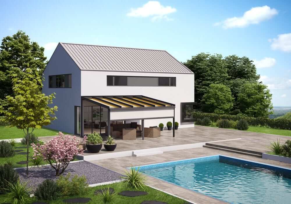 Markilux vertikal Markisen an Terrassendach von Sonne Rundum in Hamburg