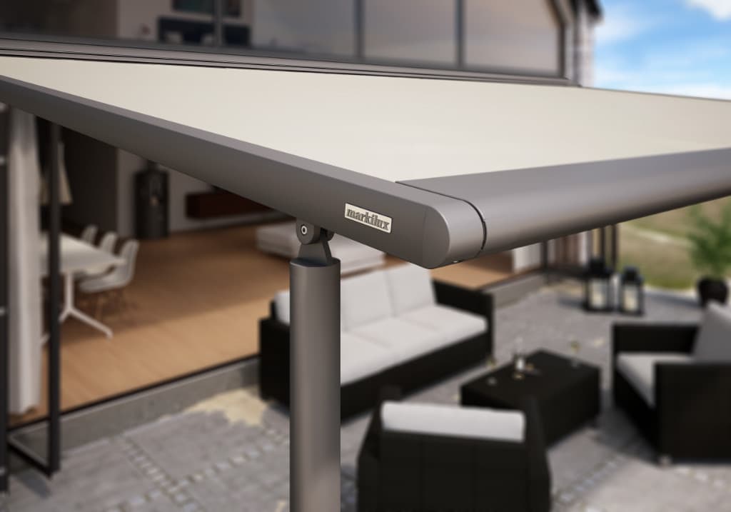 Markilux-Pergola-Detail-Ausfallprofil von Somme Rundum in Hamburg