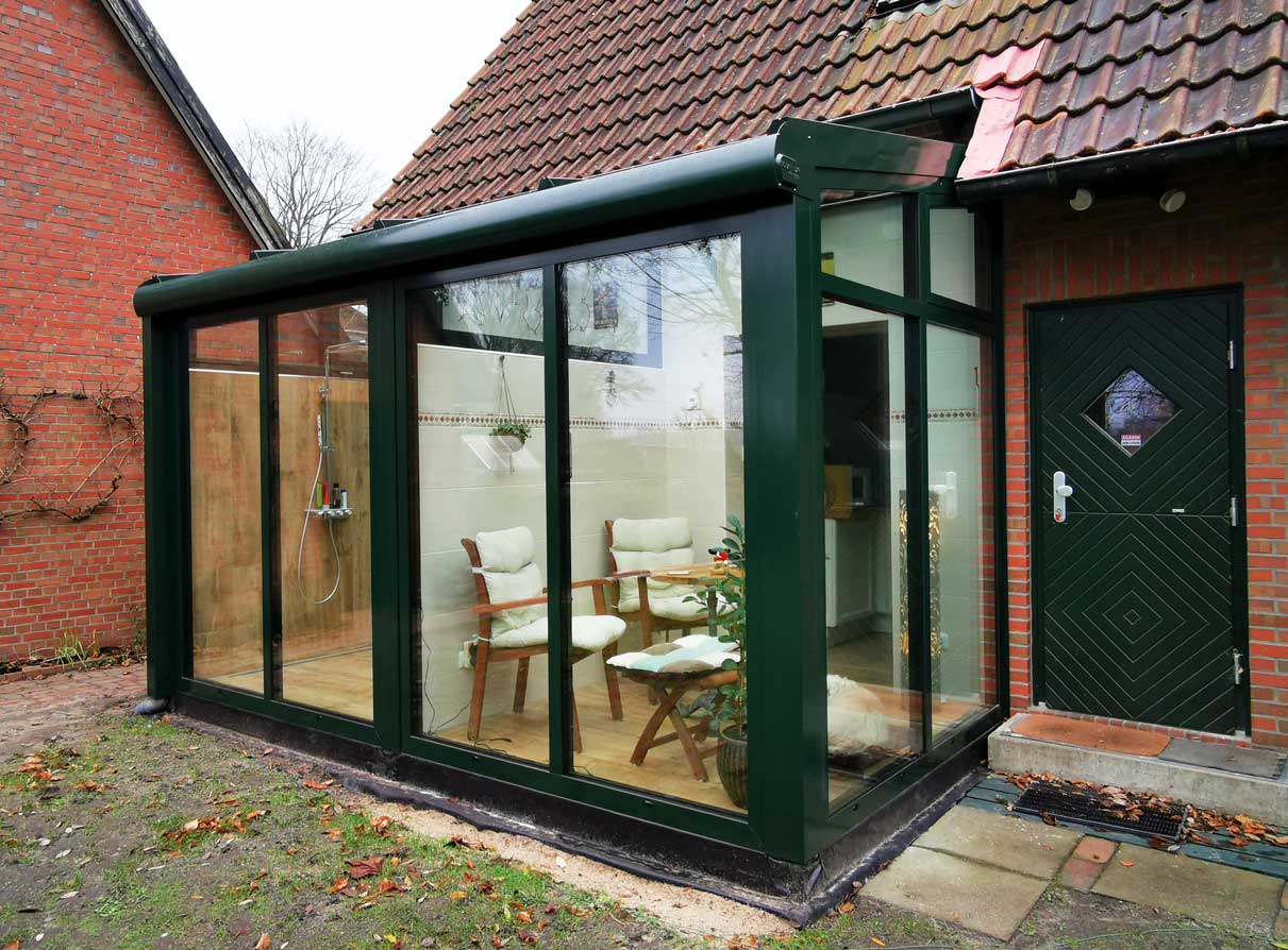 Solarlux Referenz Wintergarten Akzent Plus geteilt in zwei Räume von Sonne Rundum in Hamburg